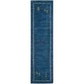Safavieh Himalaya Hand Loomed Runner Rug- Blue- 2 ft. 3 in. x 12 ft. HIM583A-212